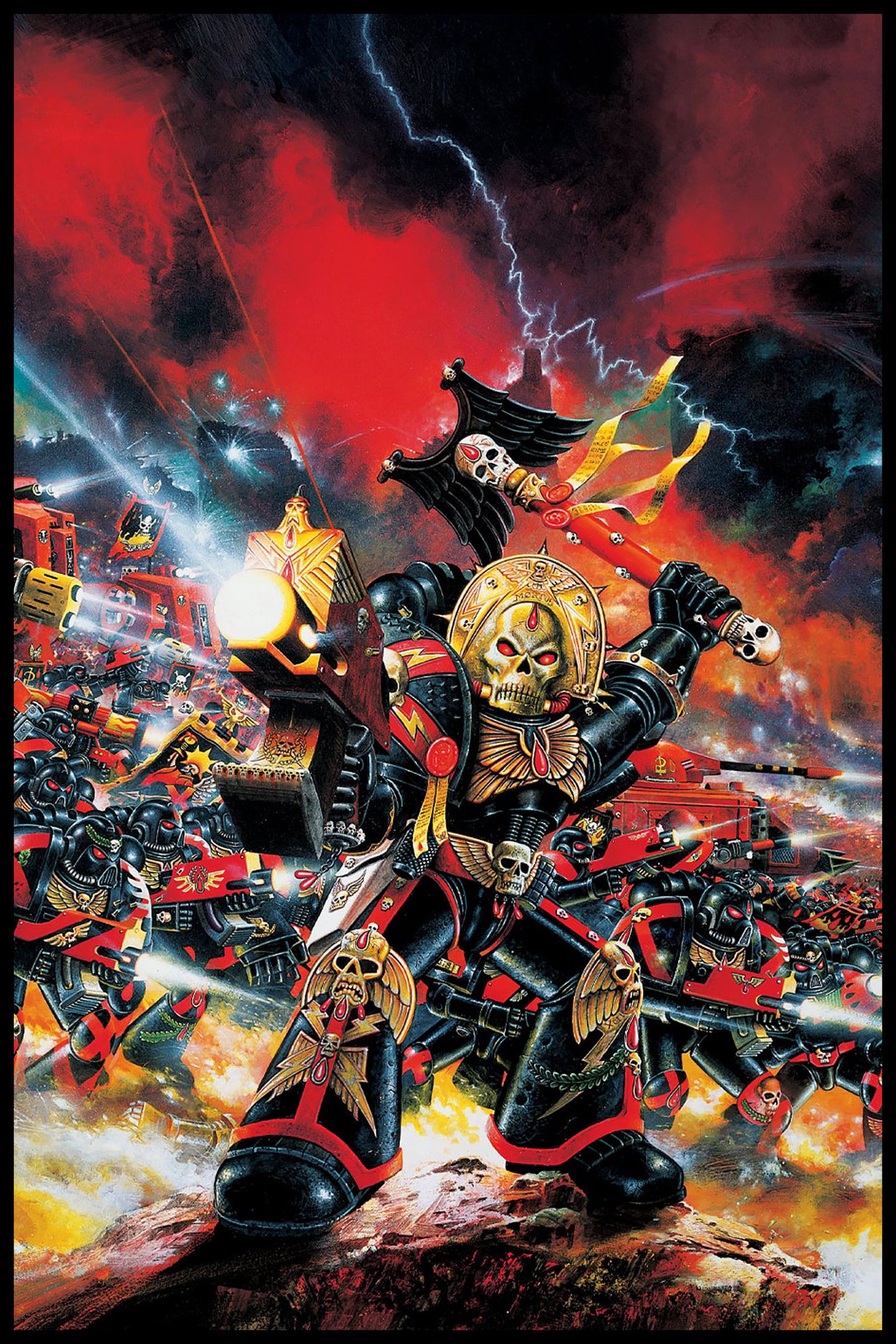 BLOOD ANGELS WARHAMMER 40K POSTER – WHITE DWARF 193 COVER ART PRINT