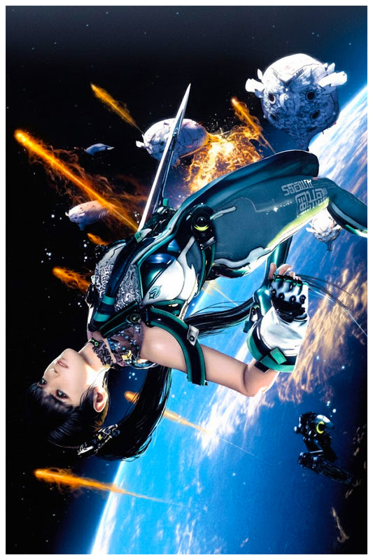 STELLAR BLADE POSTER PS5 GAME COVER ART SCI-FI COMBAT HEROINE IN SPACE