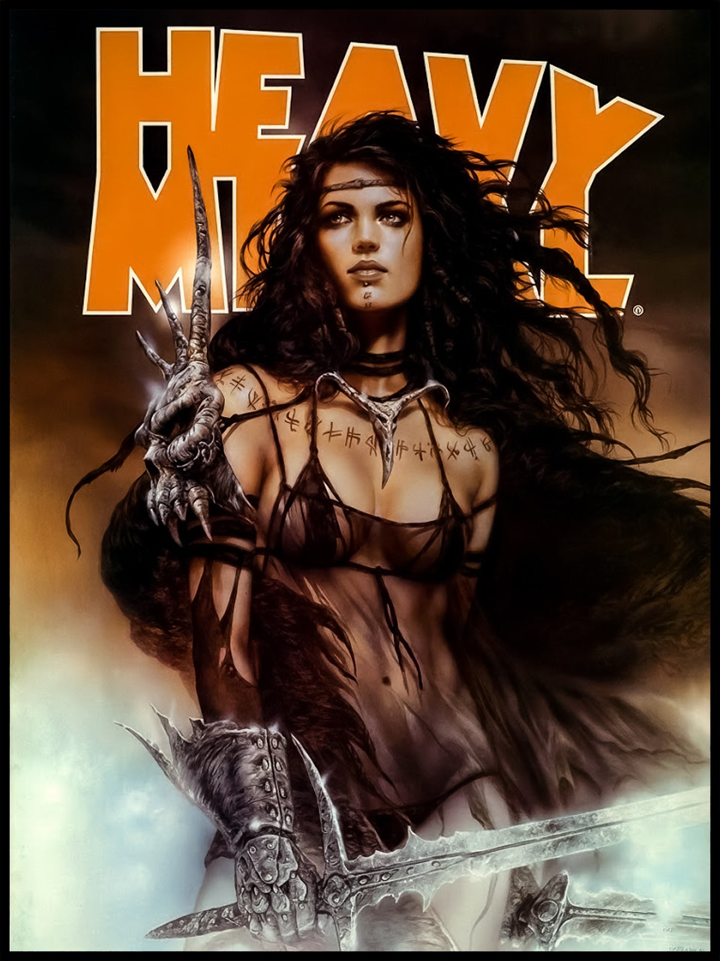 LUIS ROYO - HEAVY METAL - DARK ENCHANTRESS POSTER - SPECIAL EDITION V19N3 (2005)