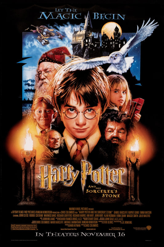 HARRY POTTER - THE SORCERER'S STONE POSTER - MAGIC SCHOOL ADVENTURE ART