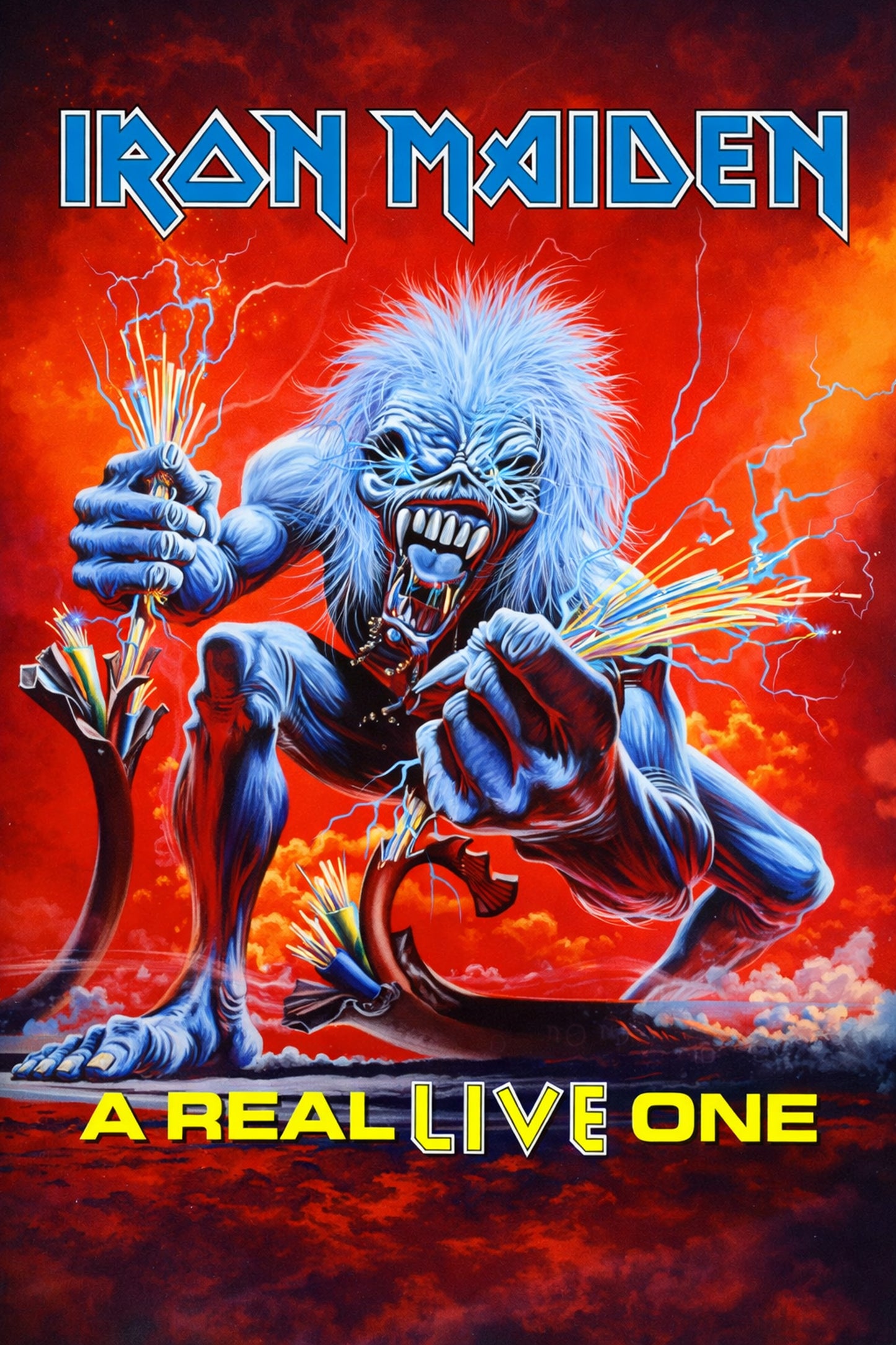 Iron Maiden - A Real Live One Album Poster - Heavy Metal Art
