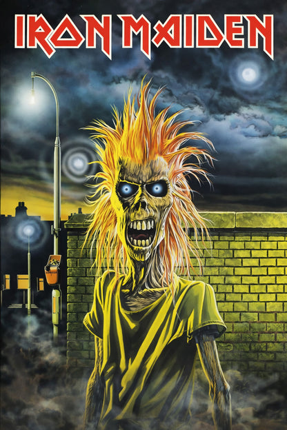 Iron Maiden - Iron Maiden Album Poster - Heavy Metal Art
