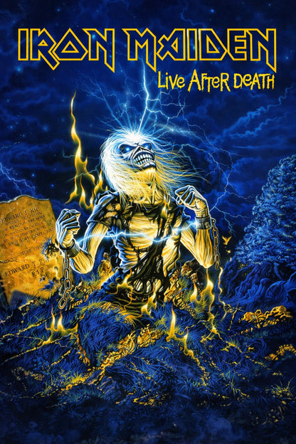 Iron Maiden - Live After Death Album Poster - Heavy Metal Art