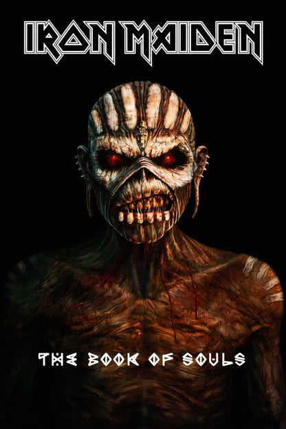 Iron Maiden - The Book of Souls Album Poster - Heavy Metal Art