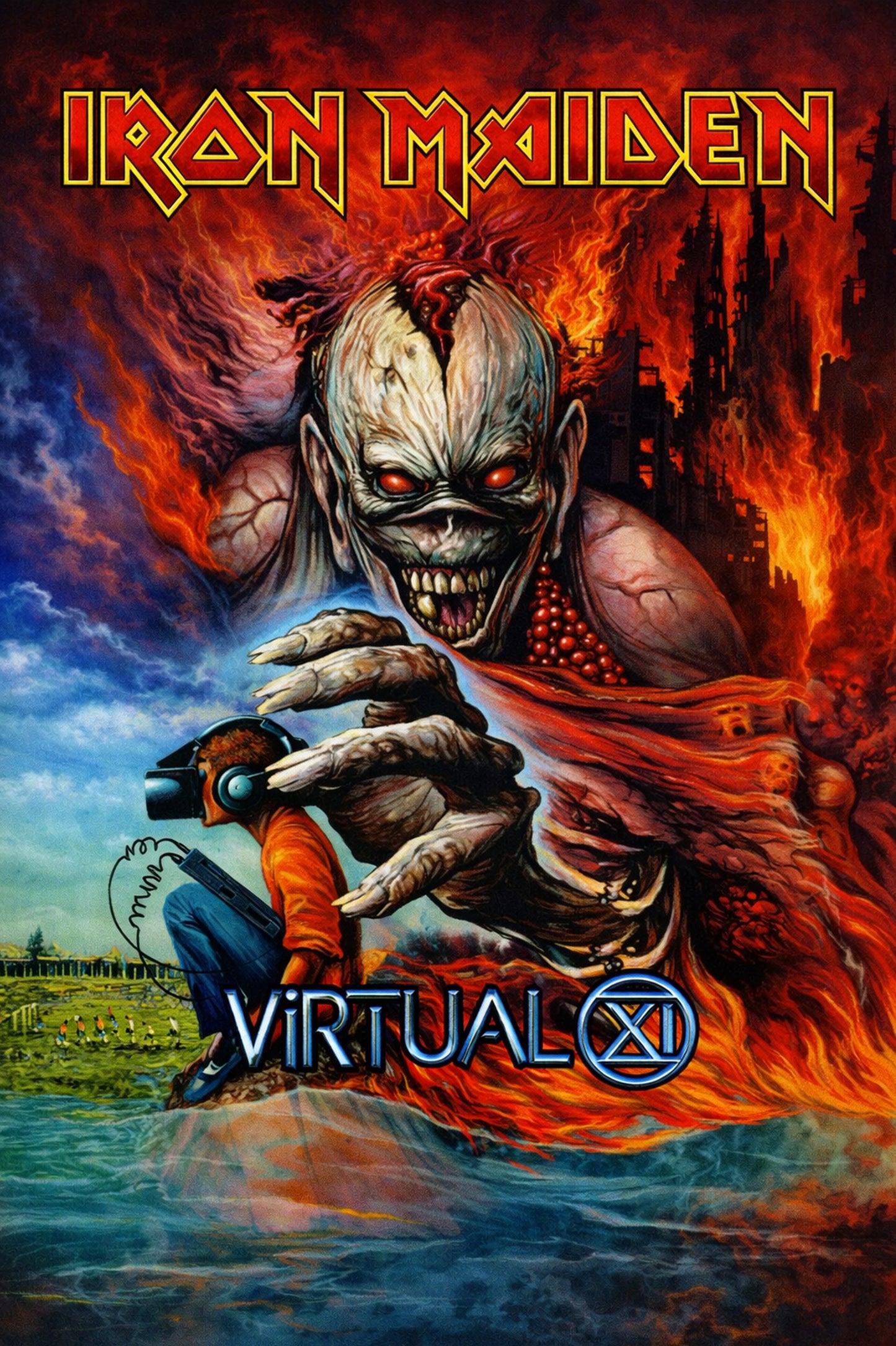 Iron Maiden - Virtual Album Poster - Heavy Metal Art