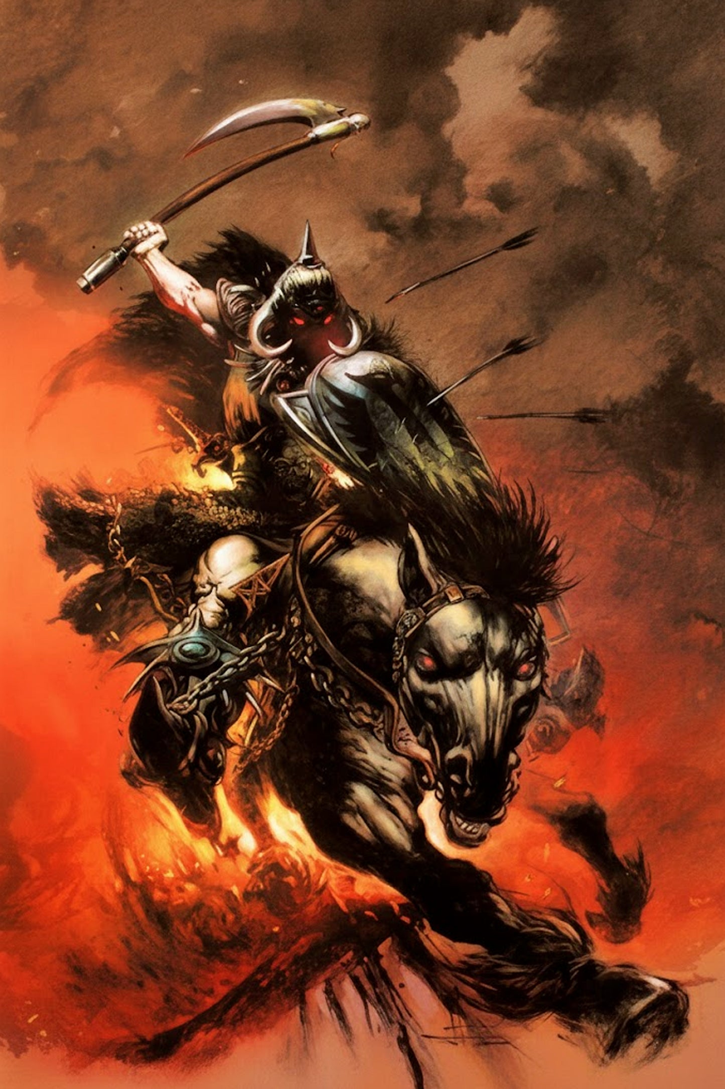 Death Dealer by Frank Frazetta - Comic Fantasy Hero - Approach Theme