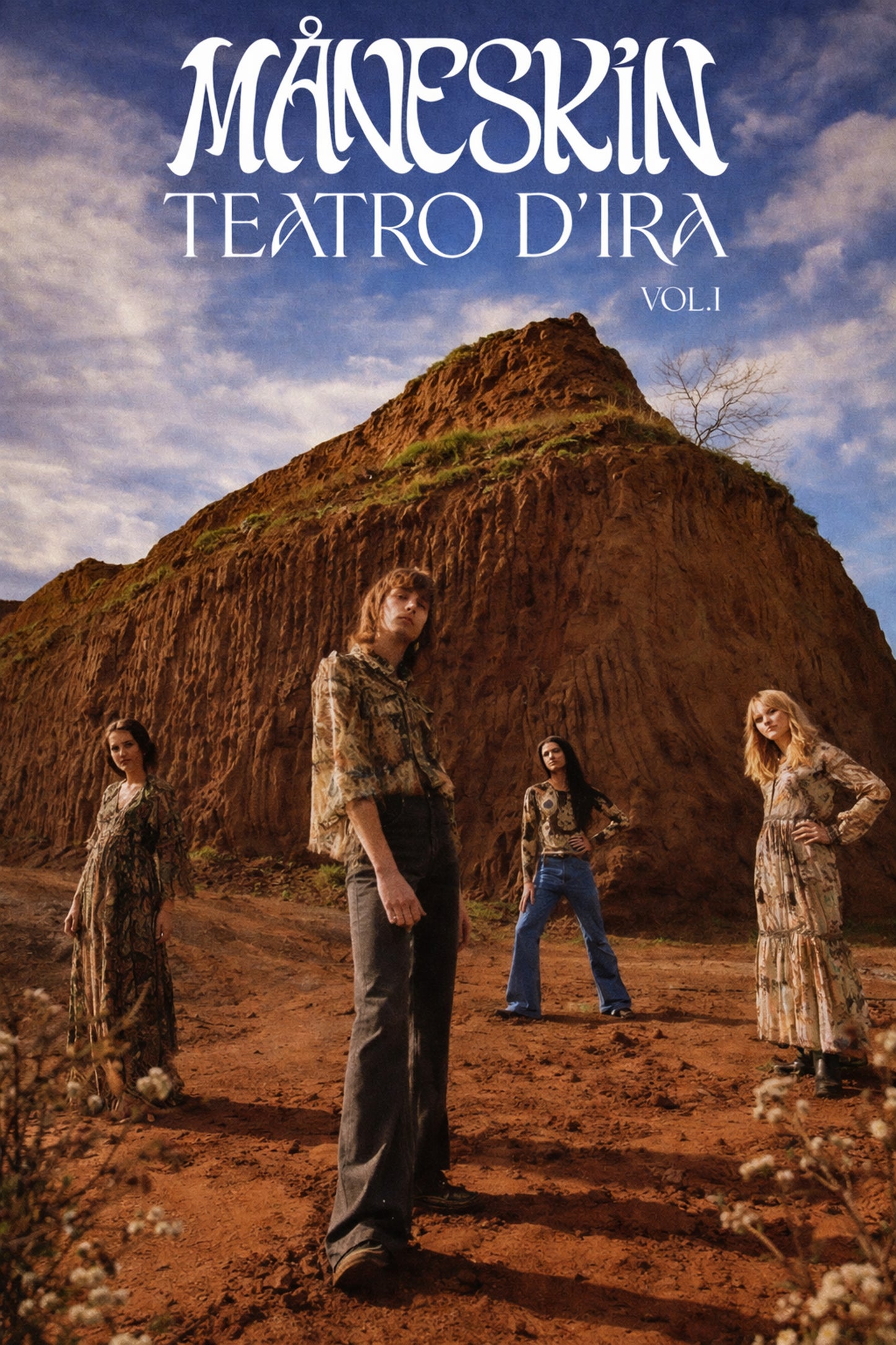Måneskin Poster – Teatro D'Ira- Album Poster - Music Band Art