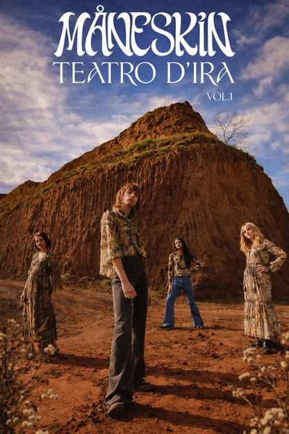 Måneskin Poster – Teatro D'Ira- Album Poster - Music Band Art