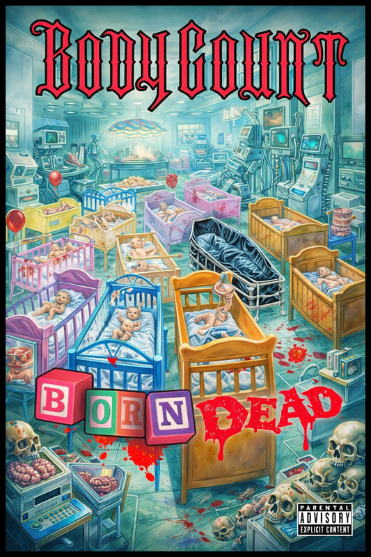 Body Count Poster - Born Dead Album Wall Art - Heavy Metal Decoration