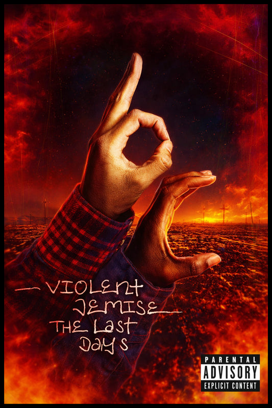 Body Count Poster - Violent Demise Last Days Album Wall Art - Heavy Metal Decoration