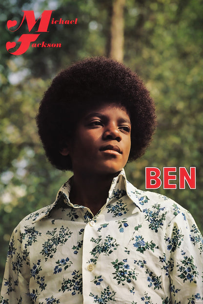 Michael Jackson – Ben Album Art POSTER – Classic Soul Pop Era Cover