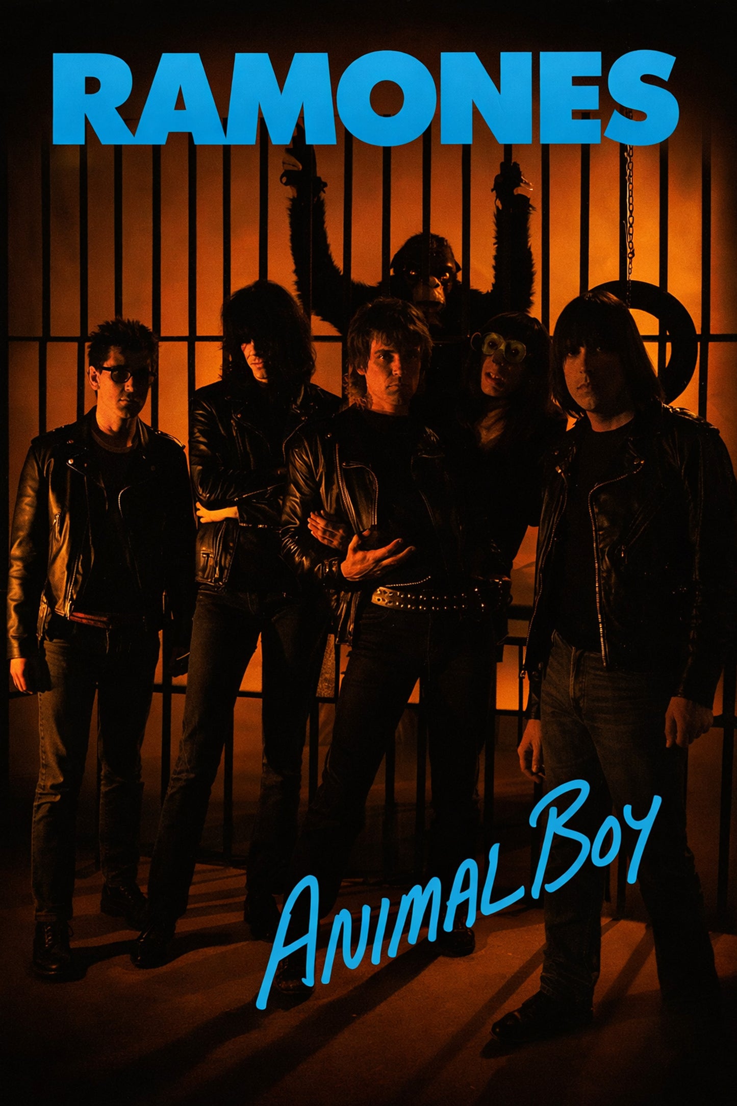 Ramones Poster – Animal Boy – 1980s Hardcore Punk – Sire Records