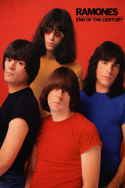 Ramones Poster – End of the Century – 1980 New Wave Punk Era – Sire Records