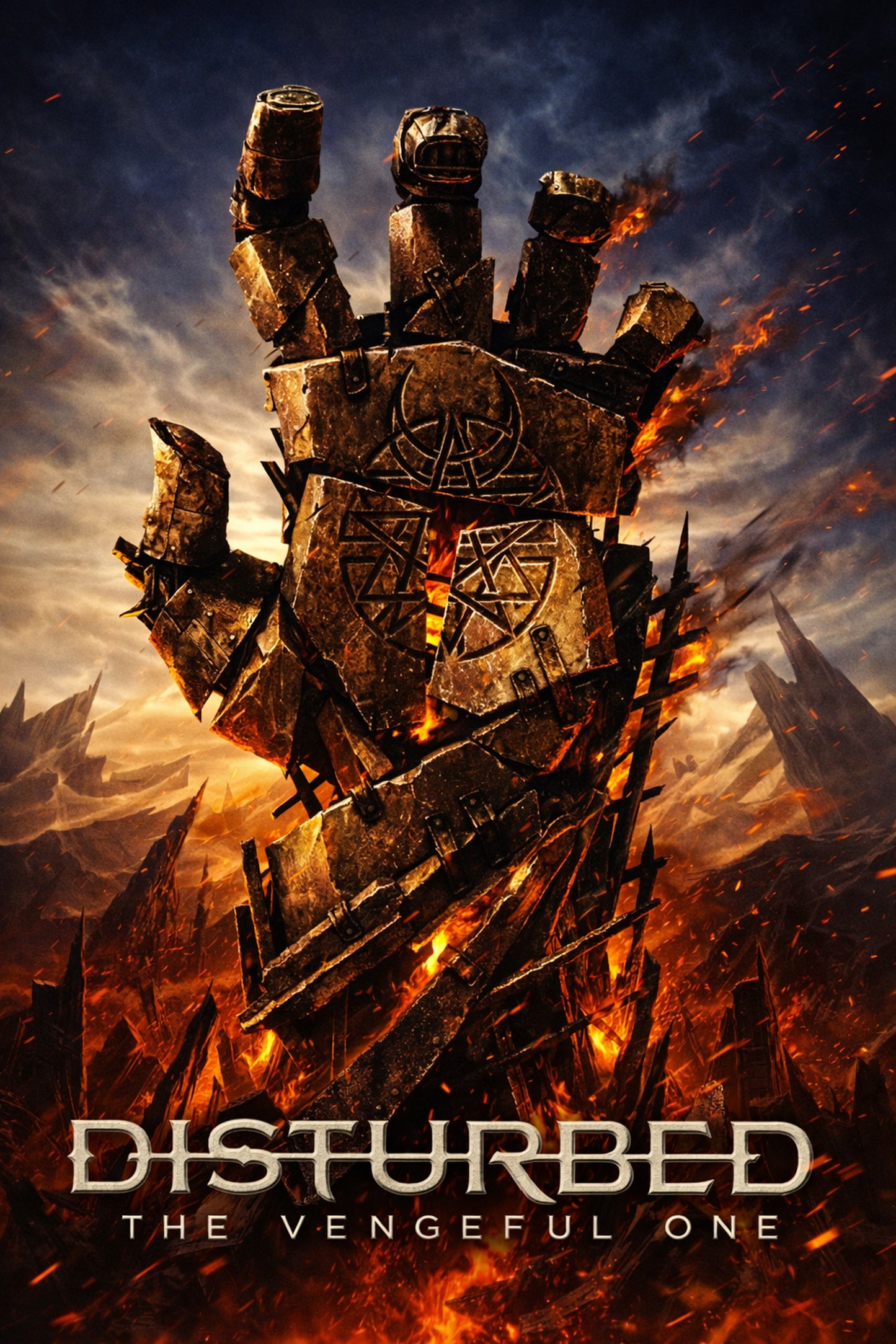 Disturbed Poster – The Vengeful One – Modern Heavy Metal – Reprise Records