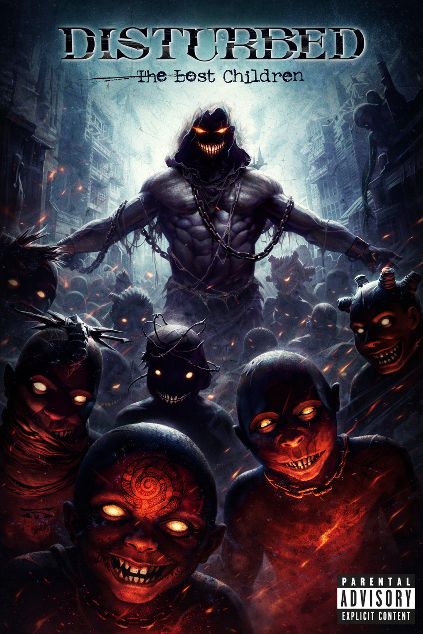 Disturbed Poster – The Lost Children – Modern Heavy Metal – Reprise Records