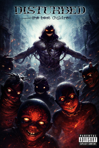 Disturbed Poster – The Lost Children – Modern Heavy Metal – Reprise Records