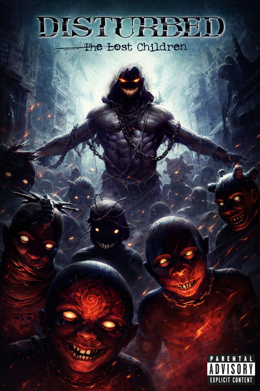 Disturbed Poster – The Lost Children – Modern Heavy Metal – Reprise Records