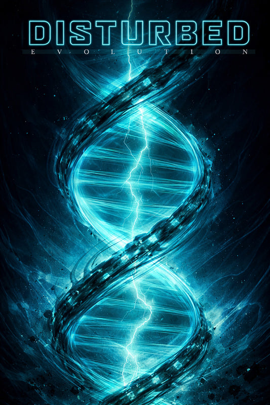 Disturbed Poster – Evolution – Modern Heavy Metal – Reprise Records