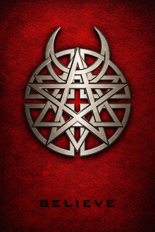 Disturbed Poster – Believe – Early 2000s Heavy Metal – Giant Records