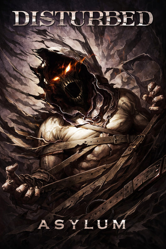Disturbed Poster – Asylum – Modern Heavy Metal – Reprise Records