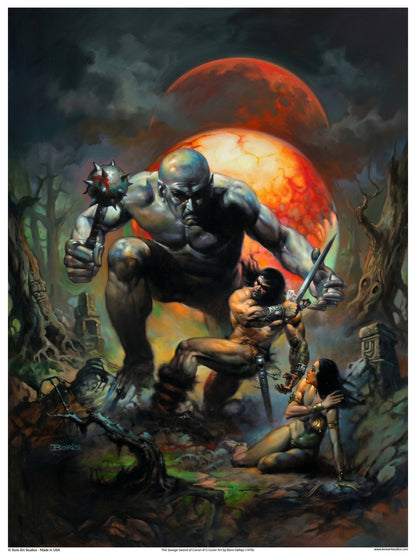 The Savage Sword of Conan #15 Cover Art by Boris Vallejo (1976)