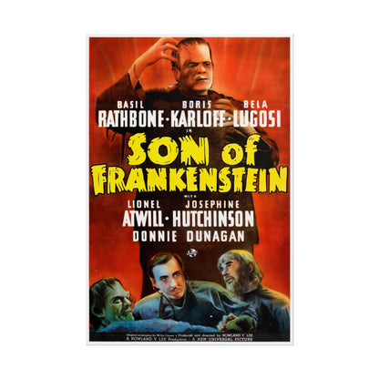 Son of Frankenstein Movie Poster – Universal (1939)