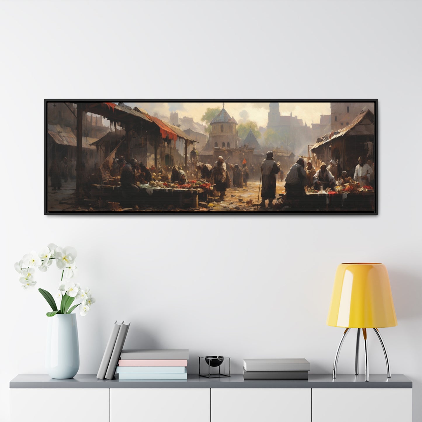 Abram Efimovich Arkhipov Inspiration – "Market Days" | Historical Wide Canvas Art