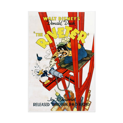 The Riveter Poster – RKO (1940) | Walt Disney & Goofy Animated Short