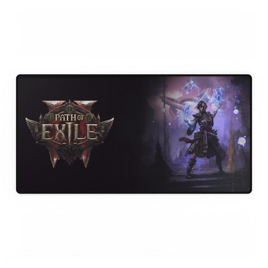 Path of Exile II Wizard Desk Mat / Mouse Pad – 31.5"x15.5", Gaming & Office