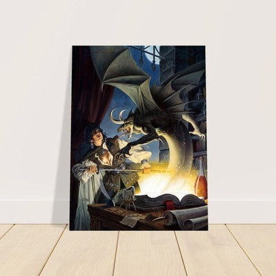 FORBIDDEN LORE BY CLYDE CALDWELL POSTER D&D RAVENLOFT FANTASY VIBRANT 2
