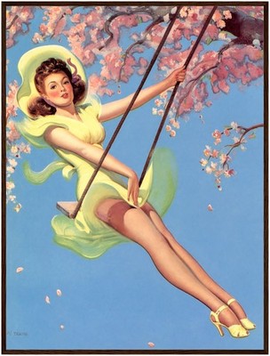Art Frahm Swinging Into Summer (1945) - Framed Poster
