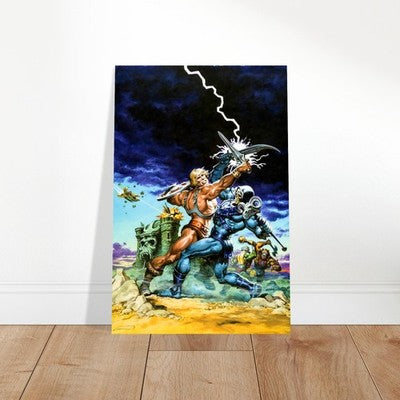 EARL NOREM HE-MAN VS SKELETOR POSTER – MASTERS OF THE UNIVERSE Wall Art Decor 2