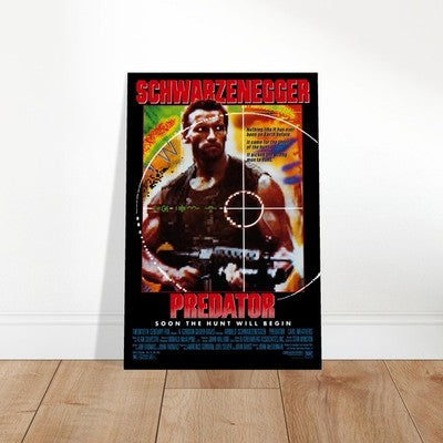 Predator 1987 Movie Poster - Schwarzenegger Action Sci-Fi Classic 2