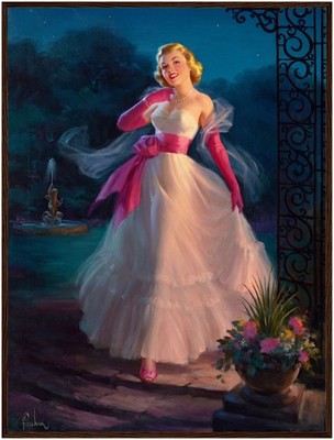 Art Frahm Stroll in the Moonlight (1957) - Framed Poster