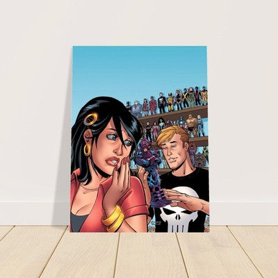 Amanda Conner Marvel Comic Art Poster - Pop Culture Heroes 2
