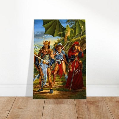 Dragonlance Dragons of Spring Dawning Larry Elmore D&D Poster 1985 Wall Art 2