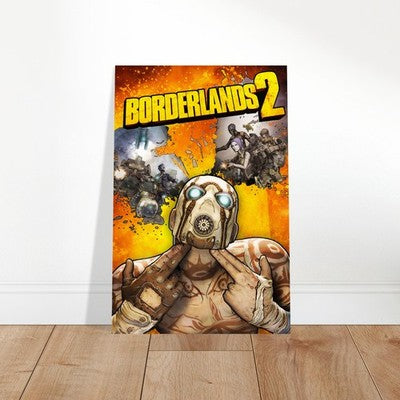 Borderlands 2 Key Art Poster – Psycho Vault Hunter Video Game 2012 2