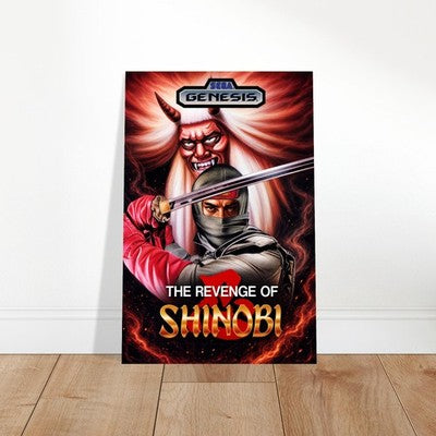 The Revenge of Shinobi Poster – Ninja Warrior Video Game Art Wall Art Decor 2