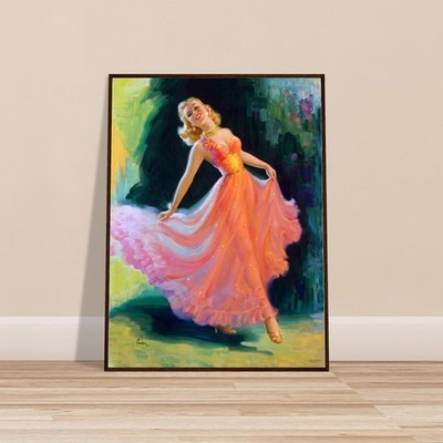 Art Frahm The Pink Dress (1953) - Framed Poster 2