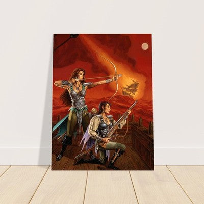 THE ROSE SEA BY CLYDE CALDWELL POSTER FANTASY VIBRANT-COLORED SHARP-DETAIL 2