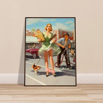 Art Frahm The Shake-Down 1955 Framed Poster 2