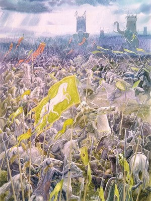 Alan Lee The Battle of the Pelennor Fields Poster 1991