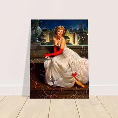 Gil Elvgren Miss Sylvania in Manhattan 1950 Poster 2