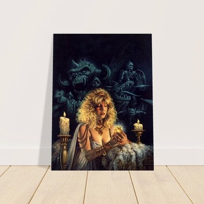 THE JEWELS OF ELVISH BY CLYDE CALDWELL POSTER D&D 1989 FANTASY VIBRANT 2