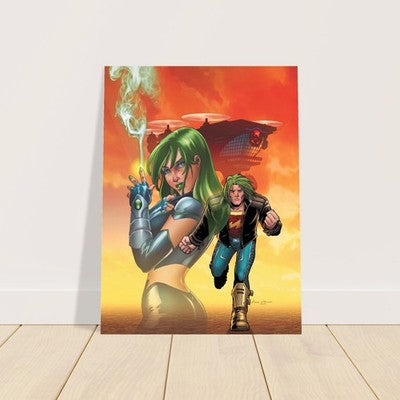 DOCSAM003 Cover by Amanda Conner - Sci-Fi Action Poster 2