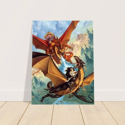 TOKEN OF DRAGONSBLOOD BY CLYDE CALDWELL POSTER FANTASY SHARP-DETAIL WALLART 2