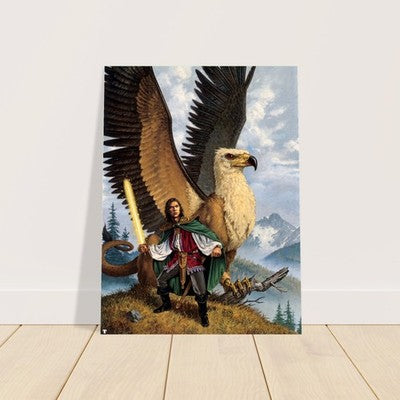 SILVERLIGHT THE ARCANA BY CLYDE CALDWELL POSTER FANTASY RPG VIBRANT-COLORED 2