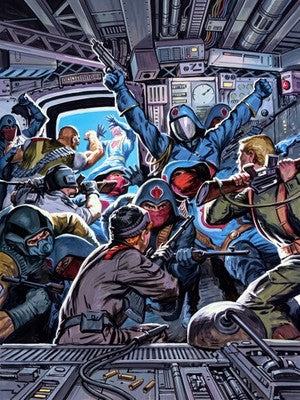 Earl Norem Operation Star Fight G.I. Joe 1987 Poster Wall Art Decor