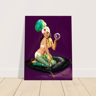 Gil Elvgren I'm a Happy Medium (1947) Vintage Poster 2