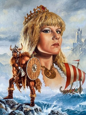 PROPHET OF MOONSHAE BY CLYDE CALDWELL POSTER D&D RPG FANTASY WALLART SHARP